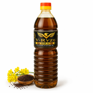 V-Ryze Pure Mustard Oil Premium Edible Mustard Oil Bottle