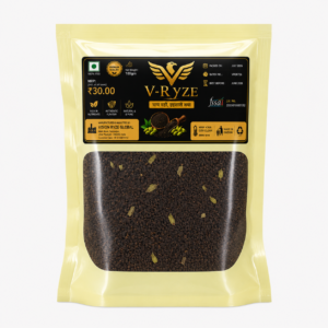 V-Ryze Tea Patti Elaichi Mix 100g Premium CTC Tea with Natural Cardamom Flavour and Rich Aroma