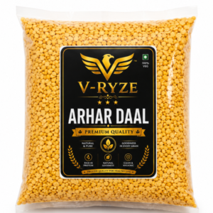 V-Ryze Premium Arhar Daal 1kg - Natural High Protein Toor Dal
